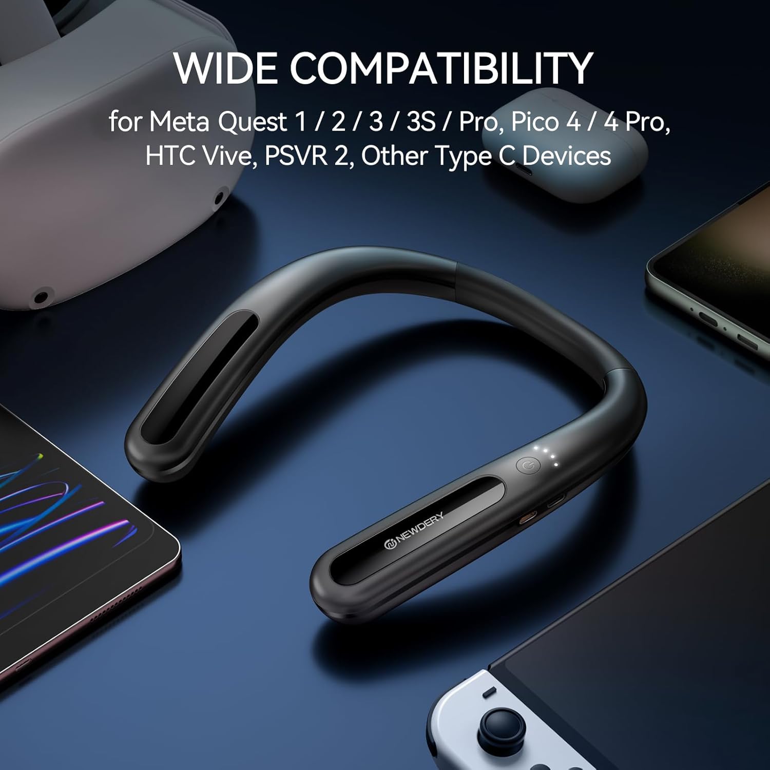 Thumbnail 4 de NEWDERY Battery Pack Oculus Quest 3 10000mAh