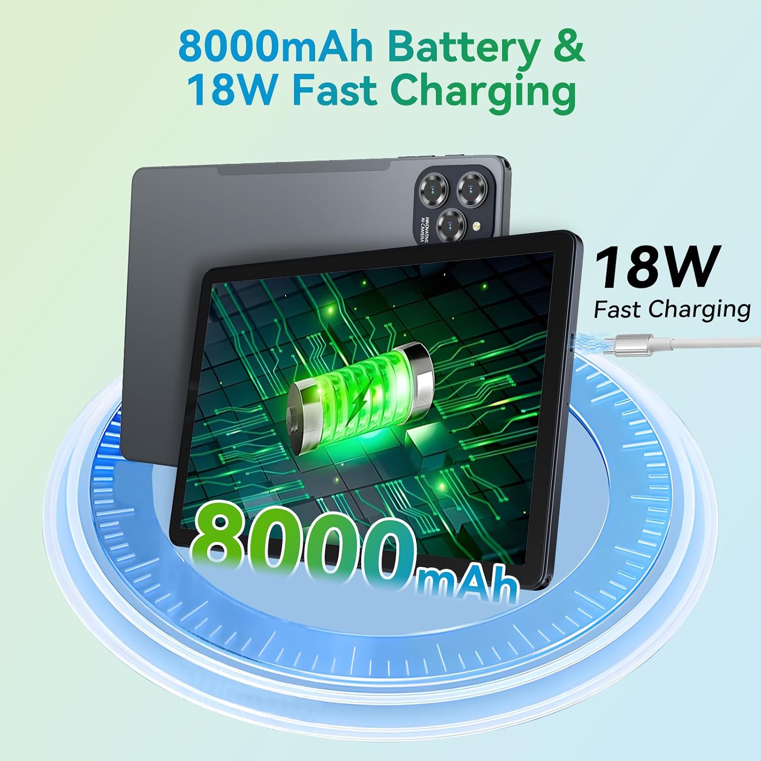 Thumbnail 5 de KINGRID 11-Inch Android 16 Tablet, 1920 x 1200 Display, 24GB RAM, 256GB Storage