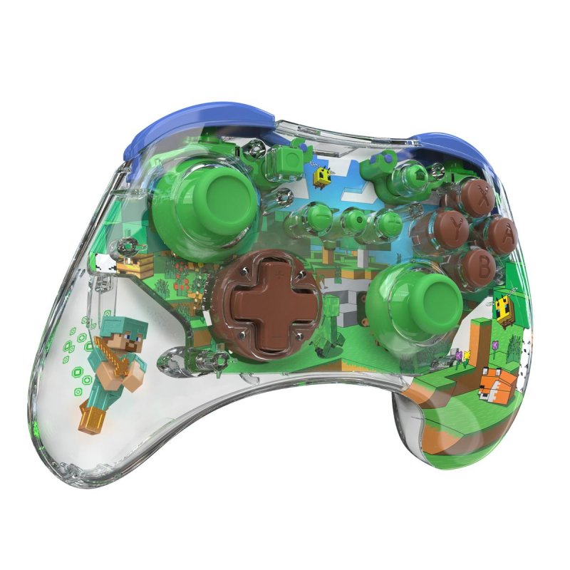 Thumbnail 3 de Gamepad PDP REALMz 500-234-STV: diseño temático Minecraft para Nintendo Switch (inalámbrico y alámbrico)