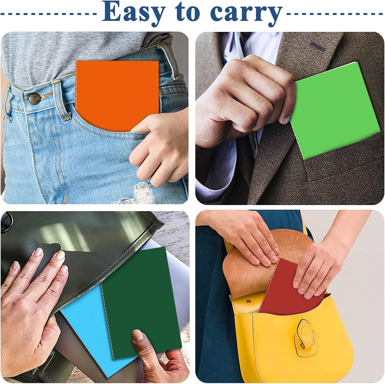 Detalle de DWIYITTN 24-Pack Mini Notebooks, 3.5 x 5 in, Lined, 12 Colours