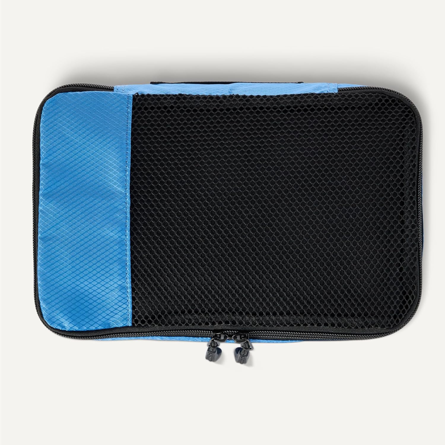 Detalle de Amazon Essentials Set di 4 Packing Cube: organizer da viaggio con rete superiore