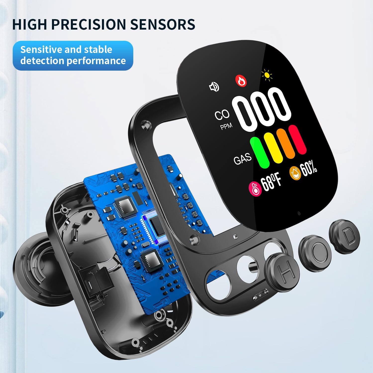 Thumbnail 6 de Gedsffati HD08-G Rilevatore di gas e CO con spina 🛡