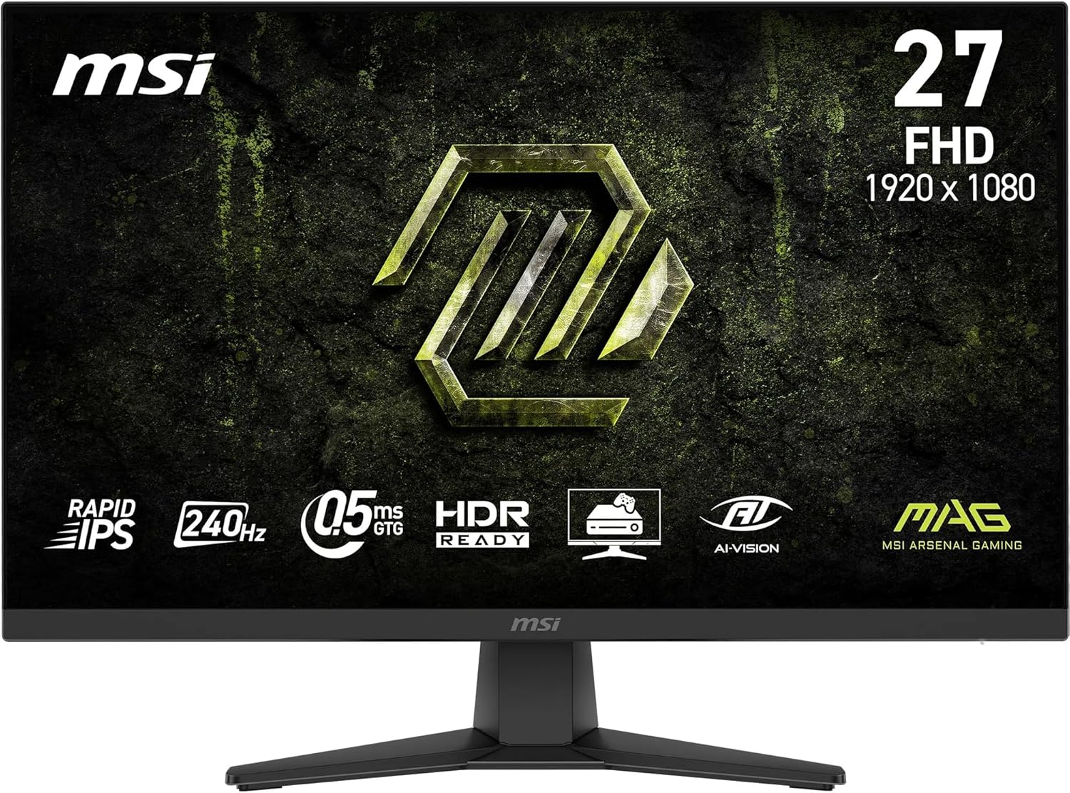 Thumbnail 5 de MSI MAG 244C 24-inch FHD Curved Gaming Monitor (1500R, VA, 1ms, Adaptive Sync) with DP 1.2a & HDMI 2.0b CEC