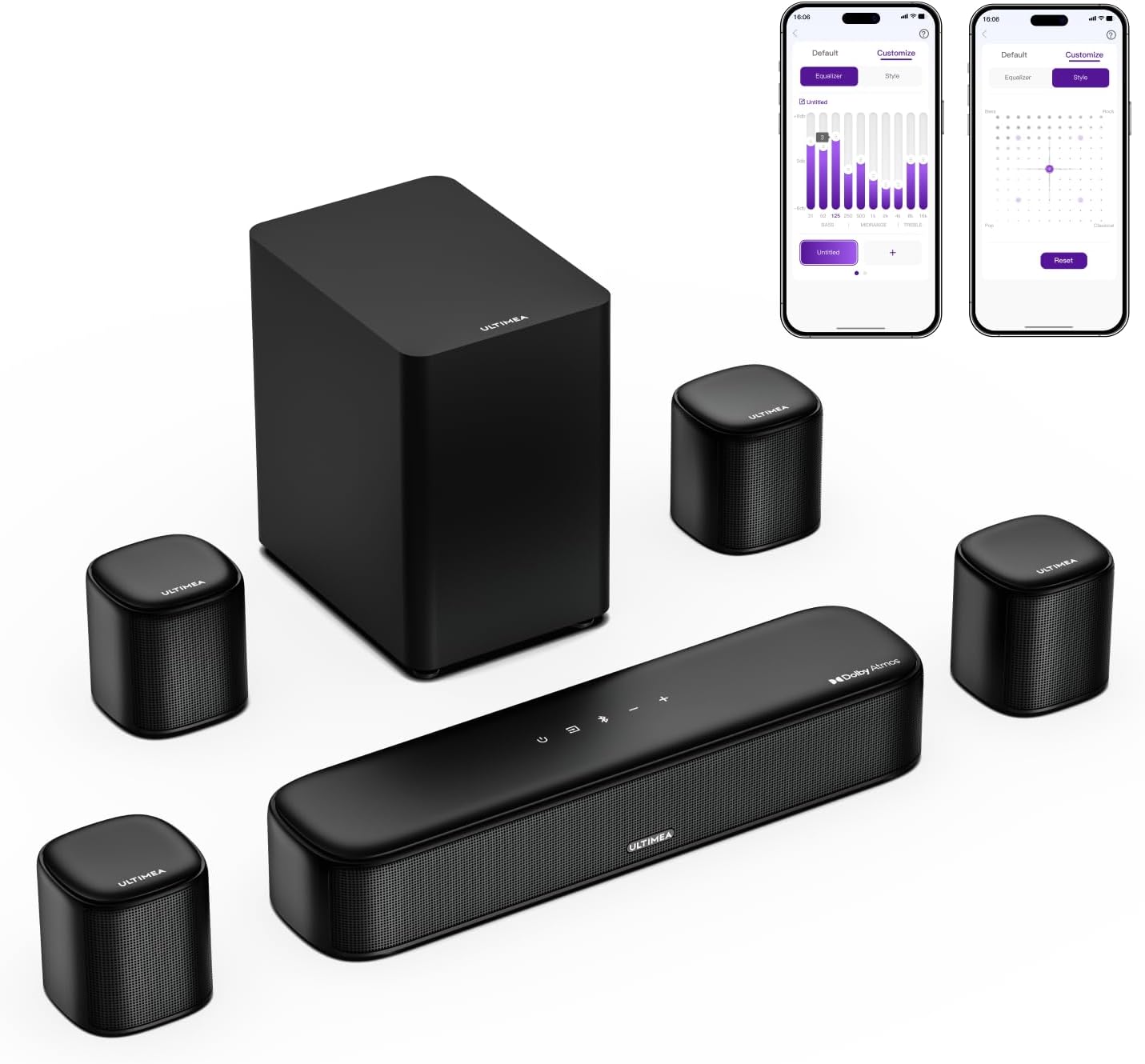 ULTIMEA Aura A60 7.1ch soundbar with Dolby Atmos
