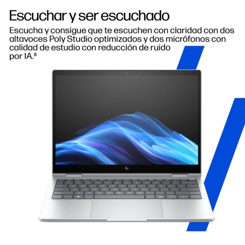 Thumbnail 1 de HP EliteBook 8 Flip G1i 13.3": portátil 2 en 1 con IA, 32 GB/1 TB y stylus para profesionales