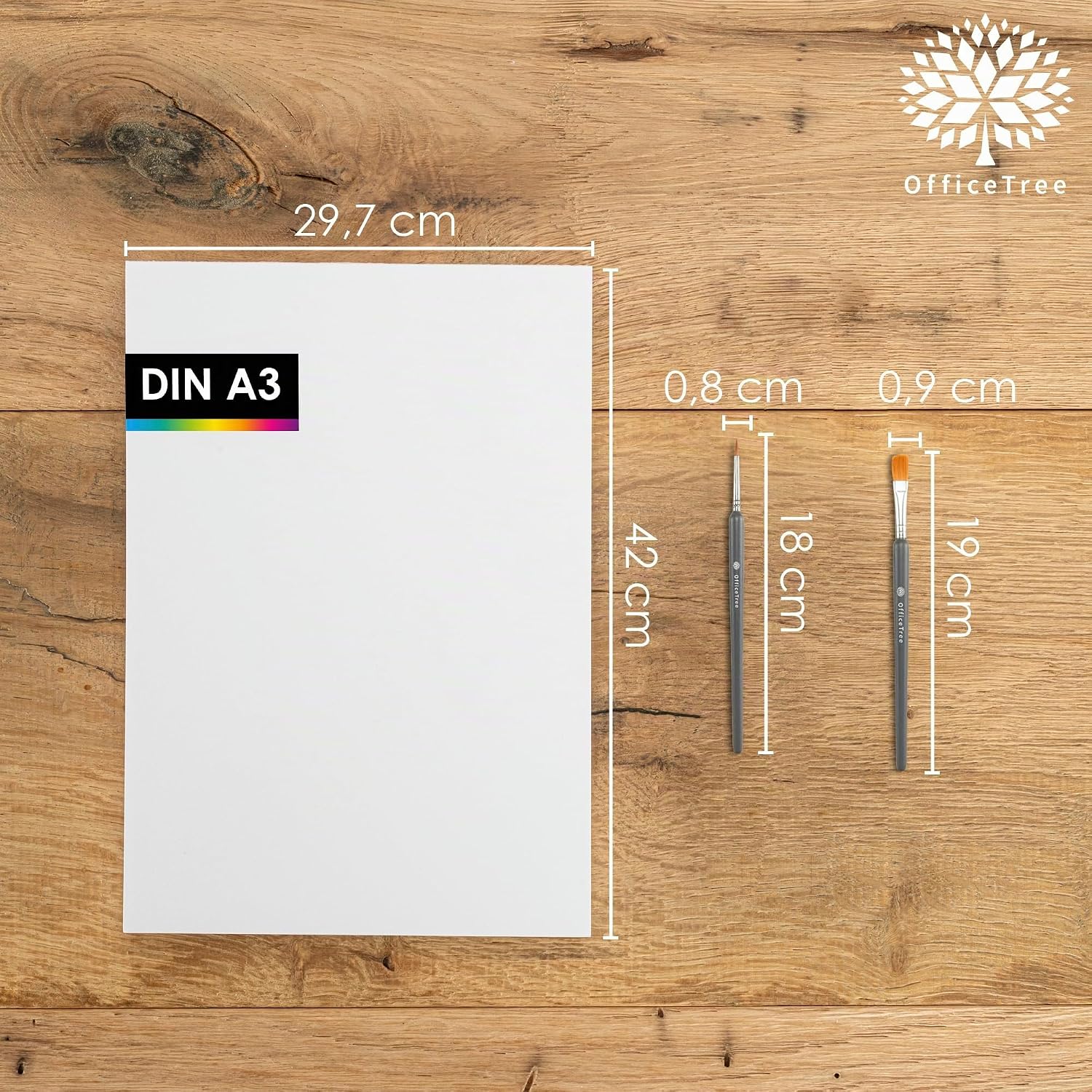 Detalle de OfficeTree Aquarellpapier A3 300g đź“„