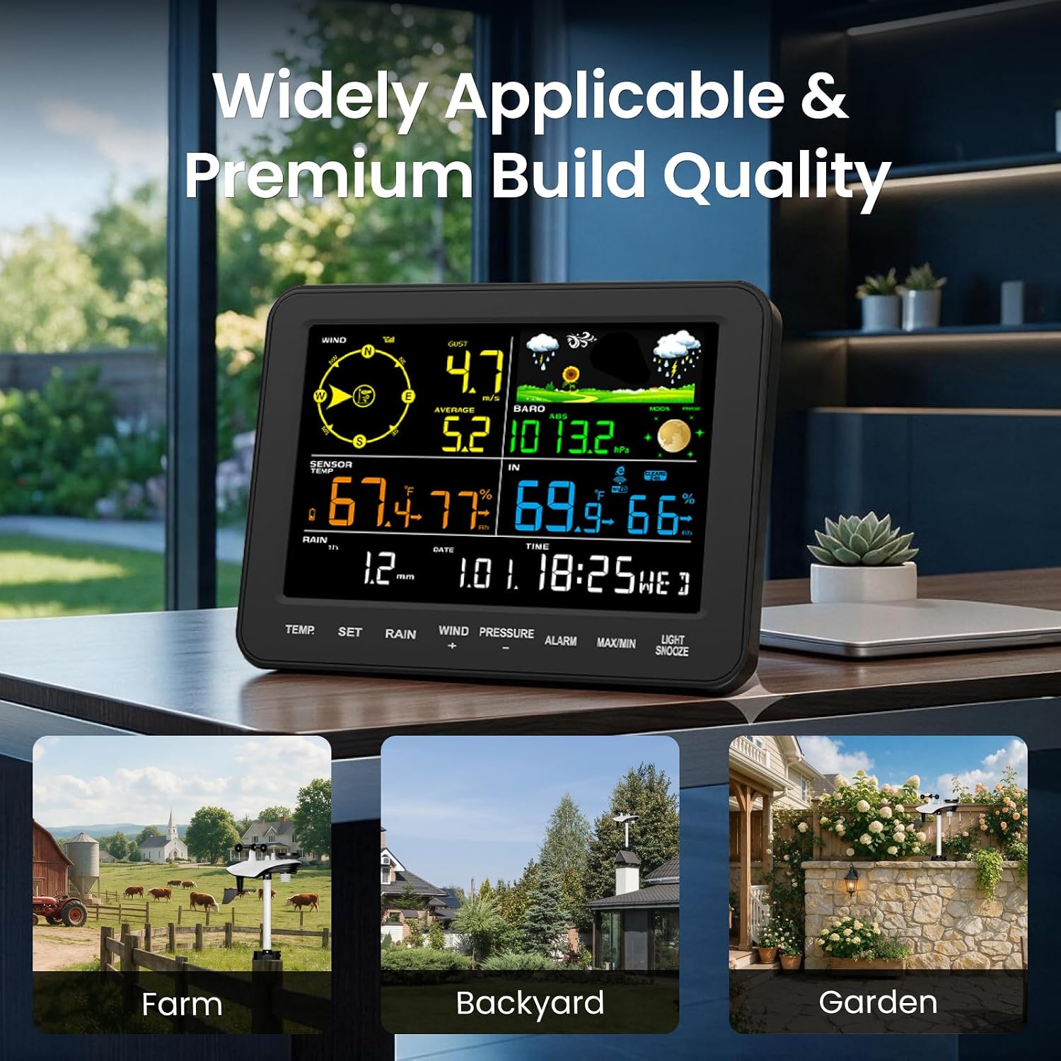 Thumbnail 6 de Sainlogic wireless weather station 443FT