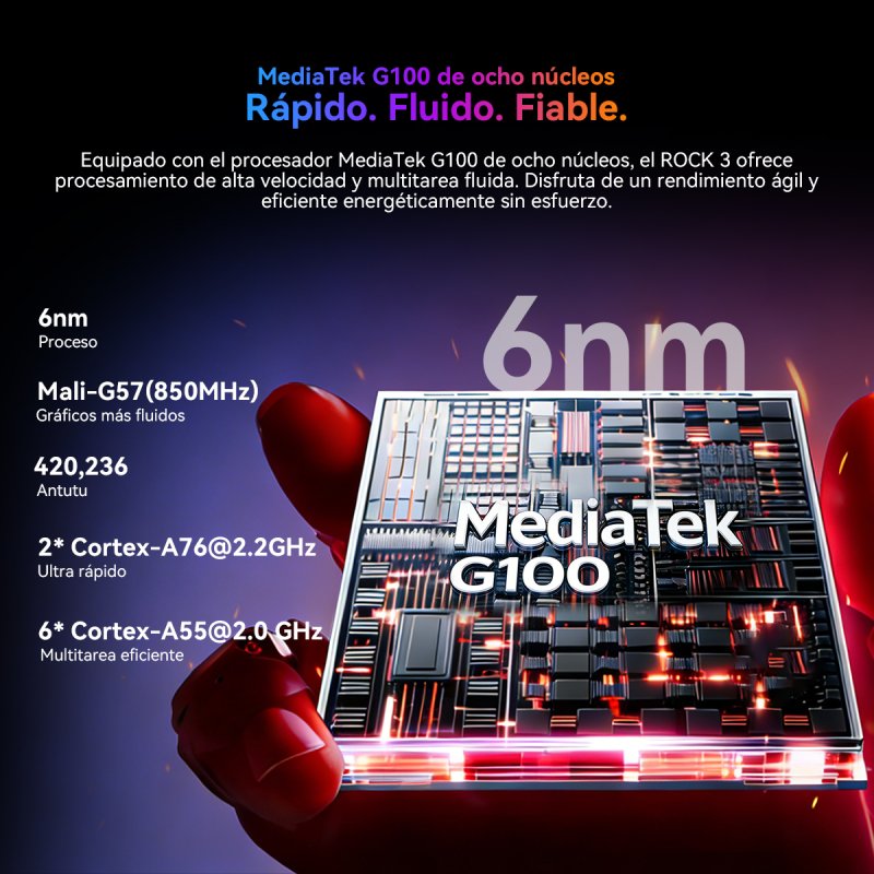 Thumbnail 2 de Blackview Rock 3 4G, 8GB/256GB y 6.78": móvil rugerizado para entornos extremos