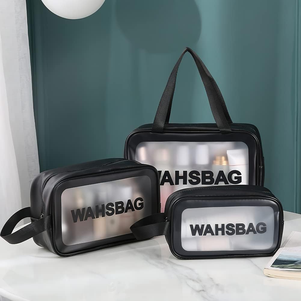 Thumbnail 1 de Aucuu 3PCS Bolsas Neceser Transparente