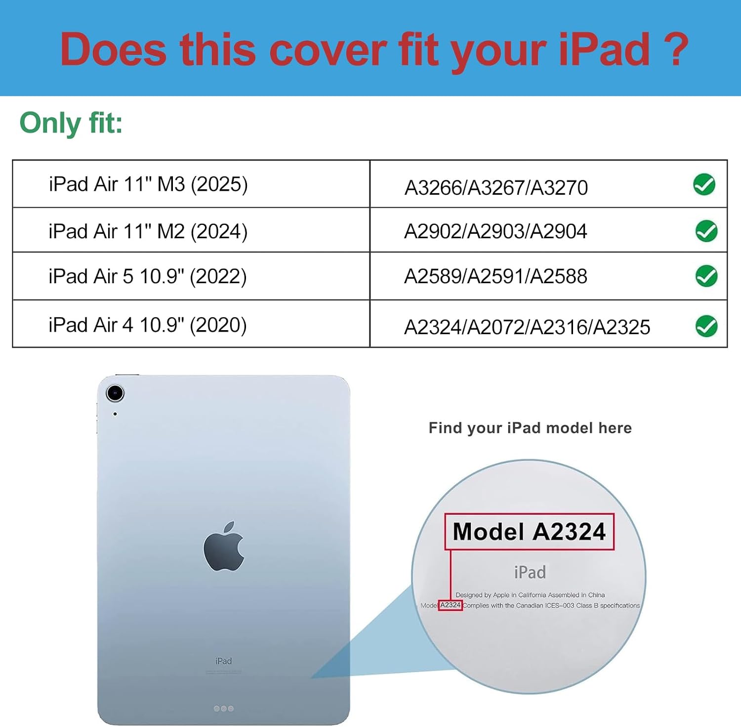 Thumbnail 1 de ProCase Smart Case for iPad Air 11-inch M3