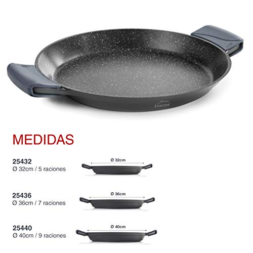 Thumbnail 1 de LACOR 25436 Friteuse à paella en alliage, noir ⚙