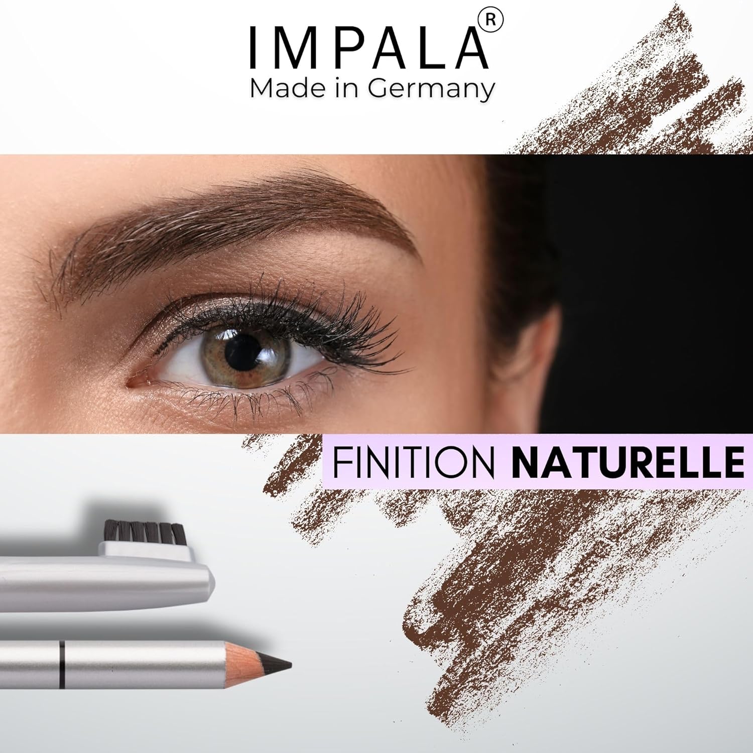 Detalle de Impala Crayon à Sourcils avec Brosse – Couleur 04 Cannelle