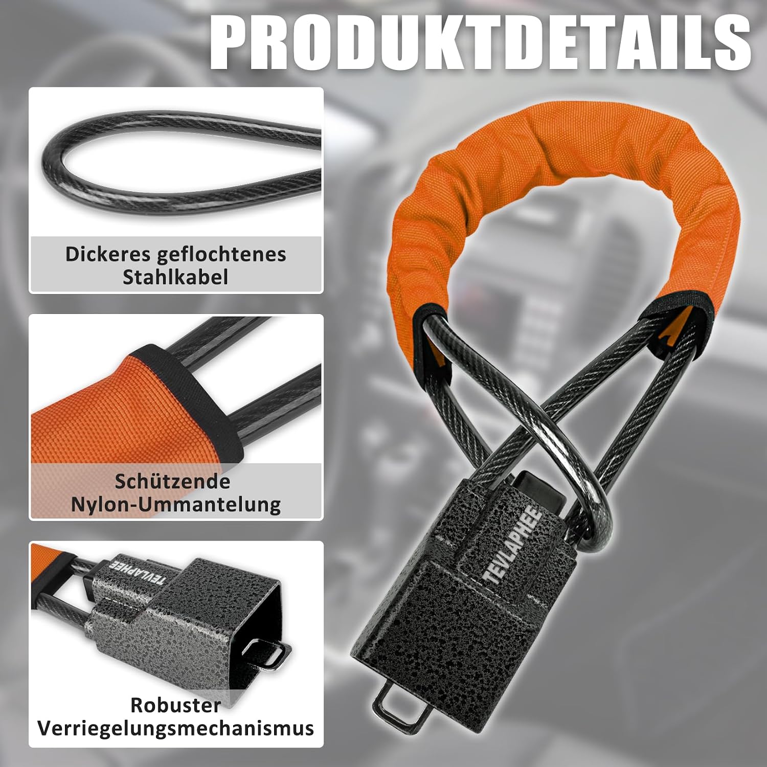 Thumbnail 3 de Tevlaphee Lenkradkralle Aufgerüstetes 1 Stück 🔐