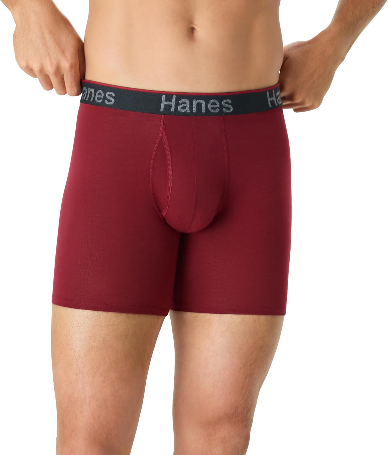 Detalle 2 de Hanes CFFST3 Total Support Pouch Boxer Briefs, 3-Pack, 6-Inch Inseam