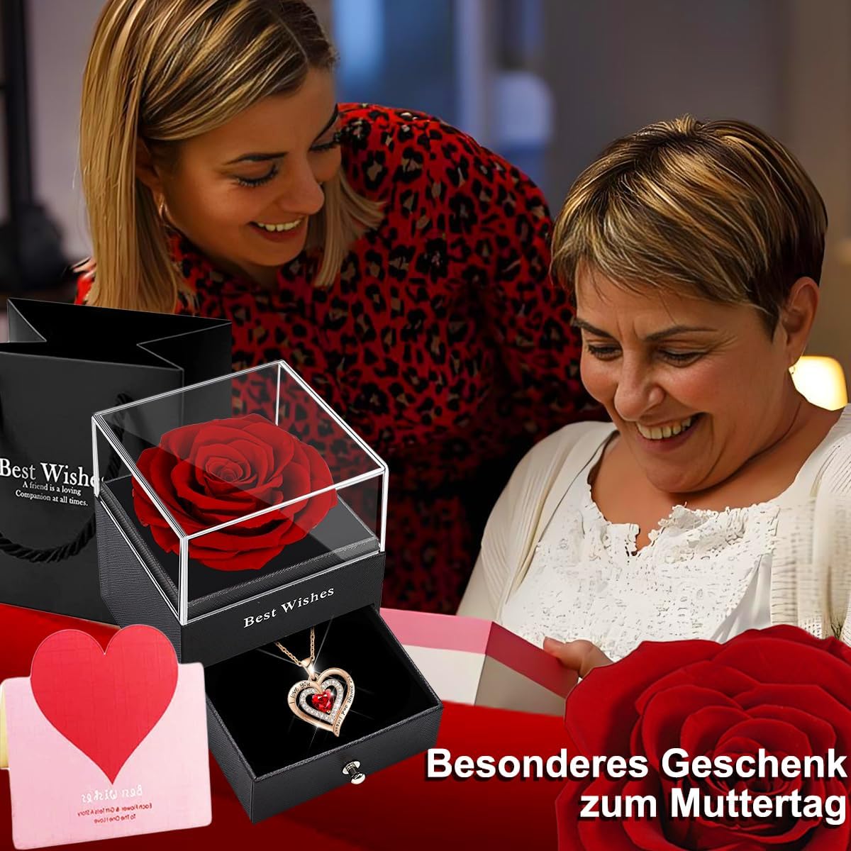Thumbnail 5 de Ewige Rose Konservierte echte Rose 3–5 Jahre 🌹