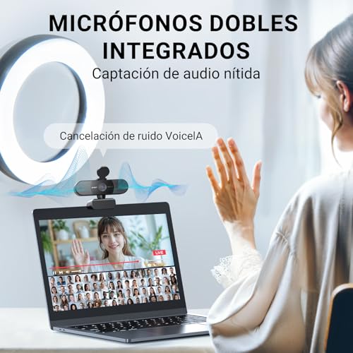 Thumbnail 2 de EMEET C960 AF Cámara Web 1080P ✨ con Micrófono y Cubierta