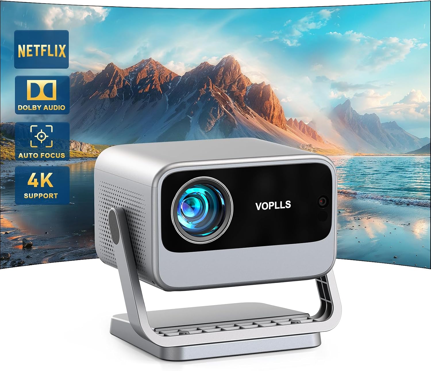 Detalle de VOPLLS 4K Smart Projector 700 ANSI lumens 📽