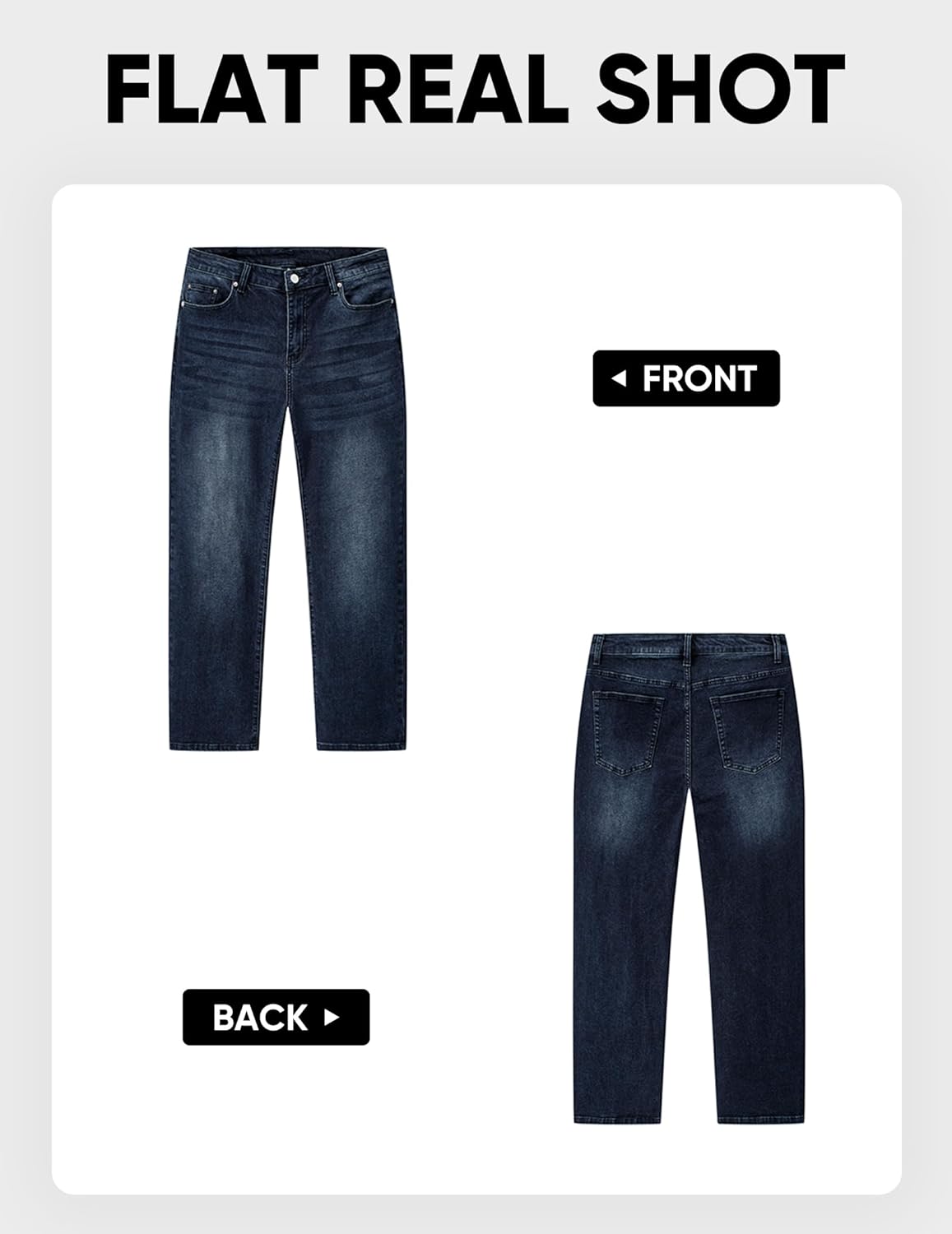 Thumbnail 5 de JMIERR Mens Baggy Jeans Stretch Casual Loose Fit Denim Pants