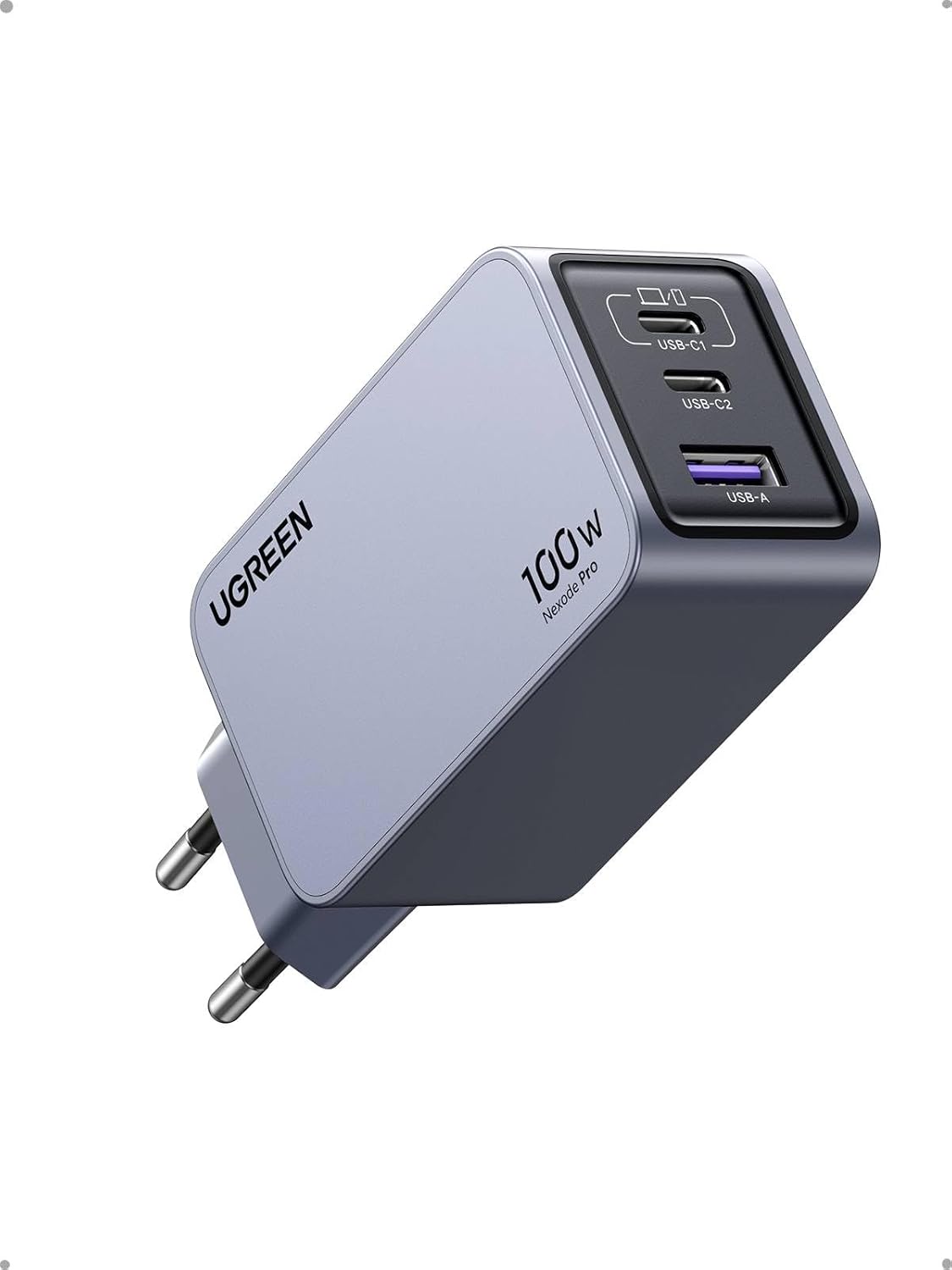 Detalle de UGREEN Nexode Pro 100W caricatore USB-C GaN 3 porte (Nexode Pro)