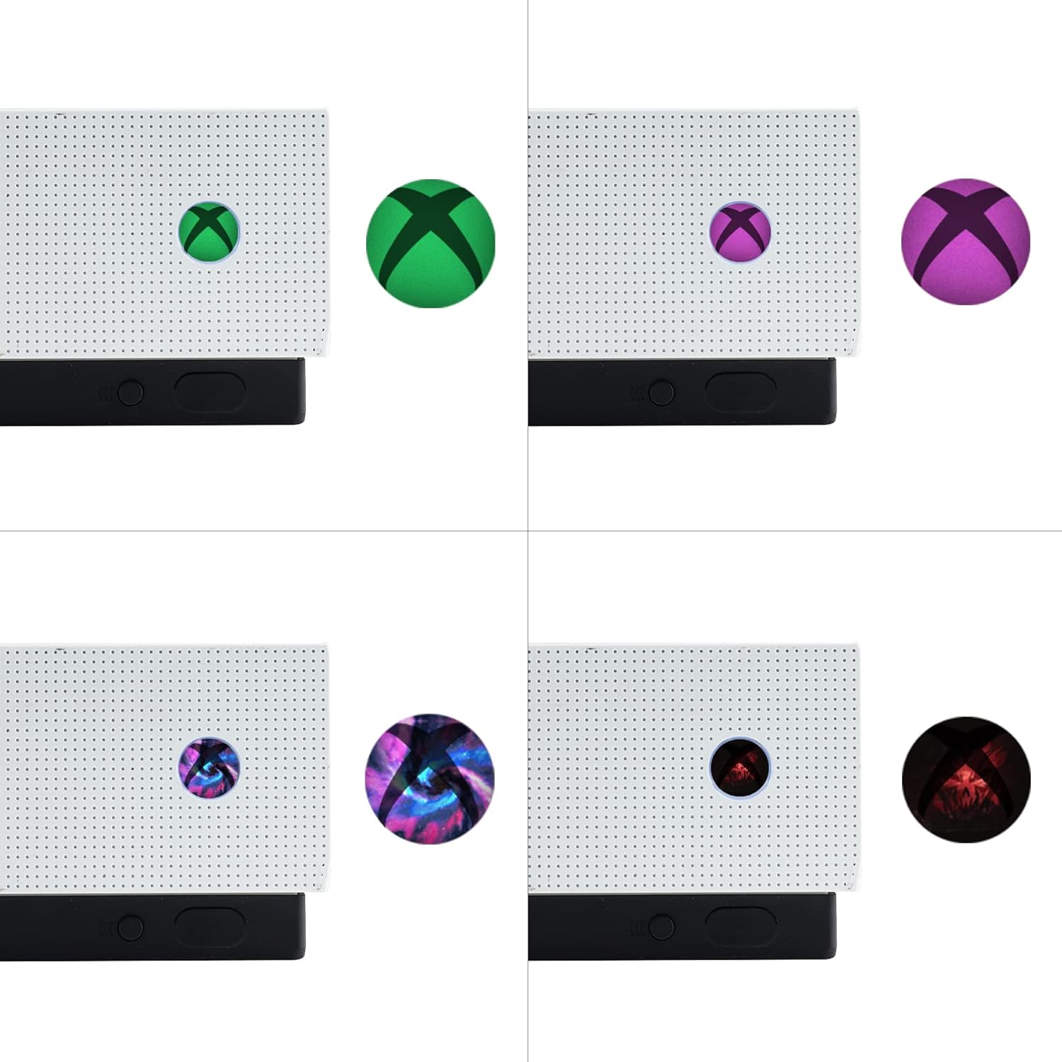 Thumbnail 4 de playvital Custom Home Button Power Switch Stickers Skin Cover for Xbox Series X|S, Xbox One & Elite Controllers (60 pcs)