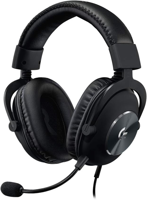 Detalle de Logitech G PRO X 981-000817 Wired Gaming Headset, 50 mm Drivers, Blue VO!CE