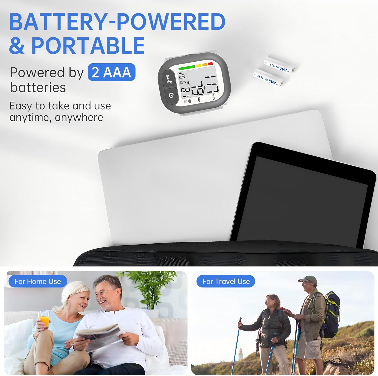 Detalle 2 de BENECEN TMB-1581-ZY Wrist Blood Pressure Monitor, 199-Reading Memory