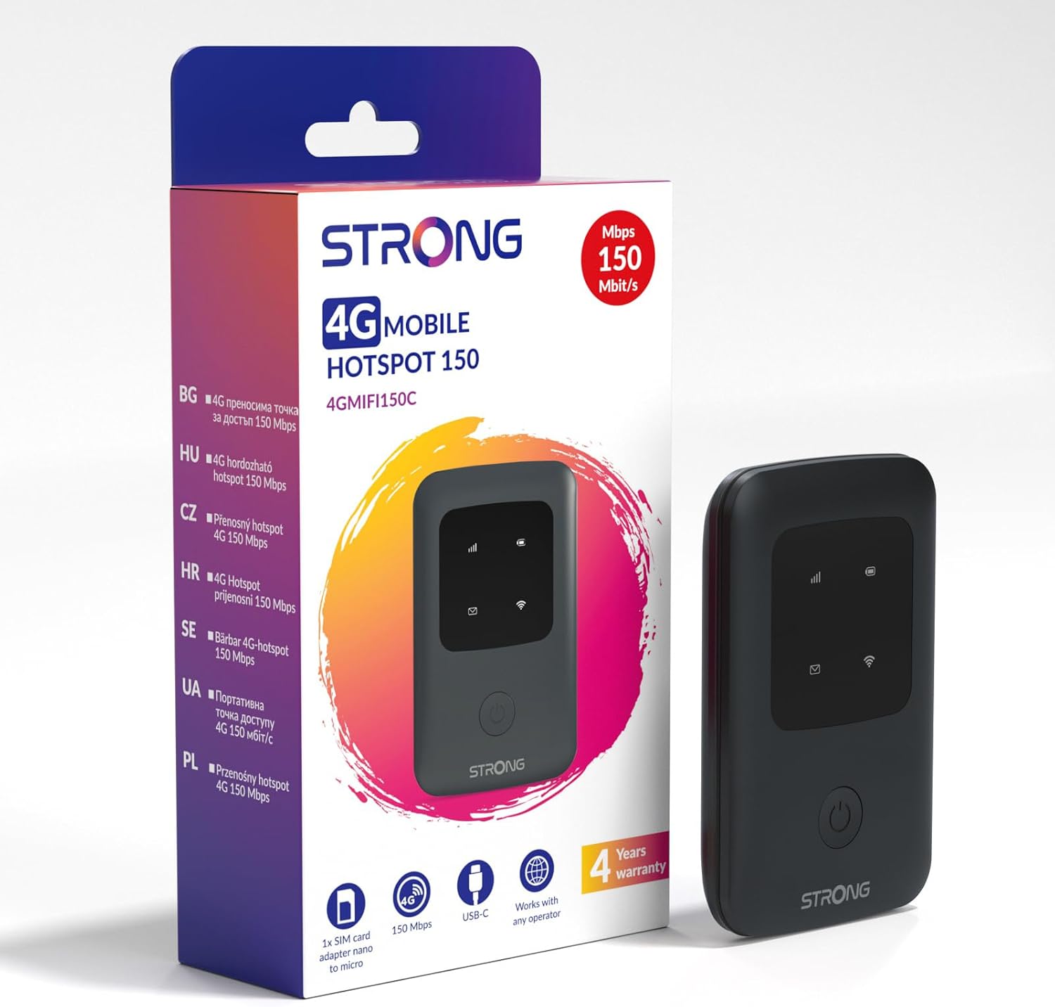 Detalle de STRONG Saponetta WiFi Portatile 4G LTE 150 Mbps