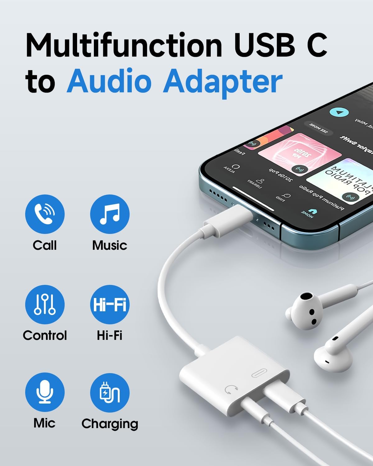 Thumbnail 1 de USB C 3.5mm Adapter 2-Pack