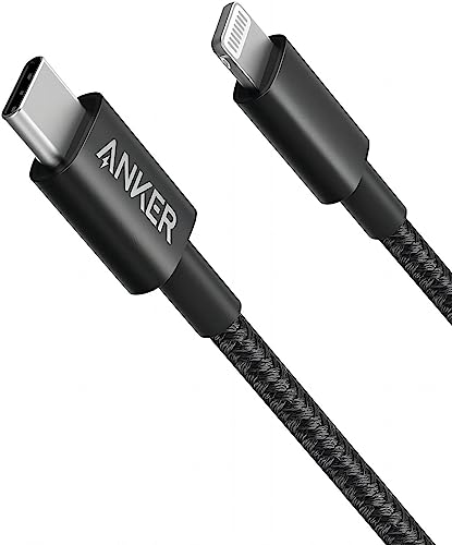 Detalle de Anker Cavo USB‑C a Lightning 1m Nylon MFi con ricarica rapida