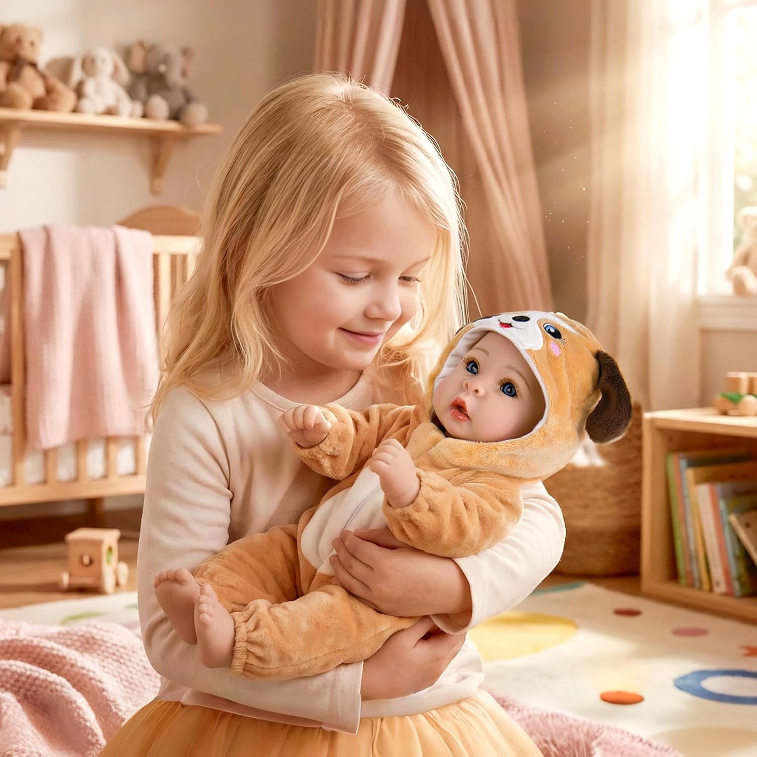 Thumbnail 3 de Aori Baby Dolls Realistic 17-inch Lifelike Baby Doll Set with Feeding Kit (Realistic Baby Doll for Kids 3+)