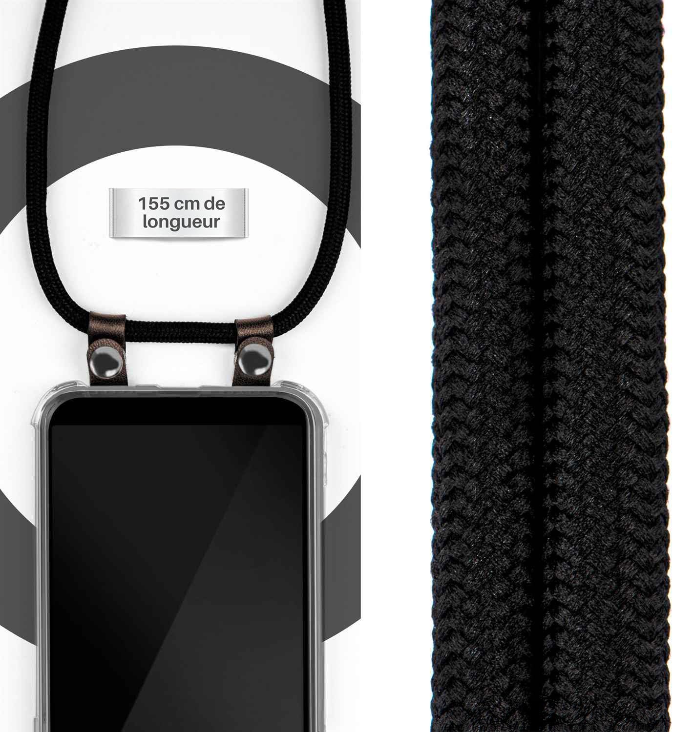 Detalle de moex Chaîne de téléphone Portable pour Galaxy S20 / S20 5G avec Sangle réglable – Noir