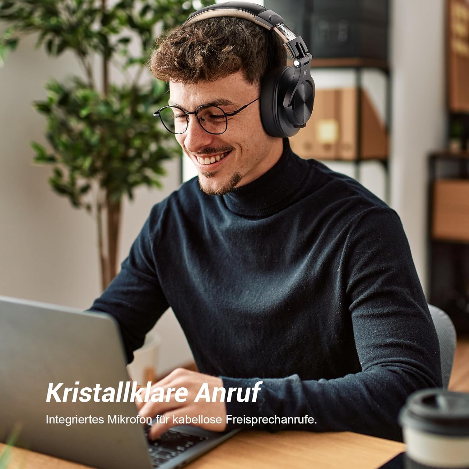 Thumbnail 5 de OneOdio A70 Fusion Bluetooth Kopfhörer Over Ear Gold