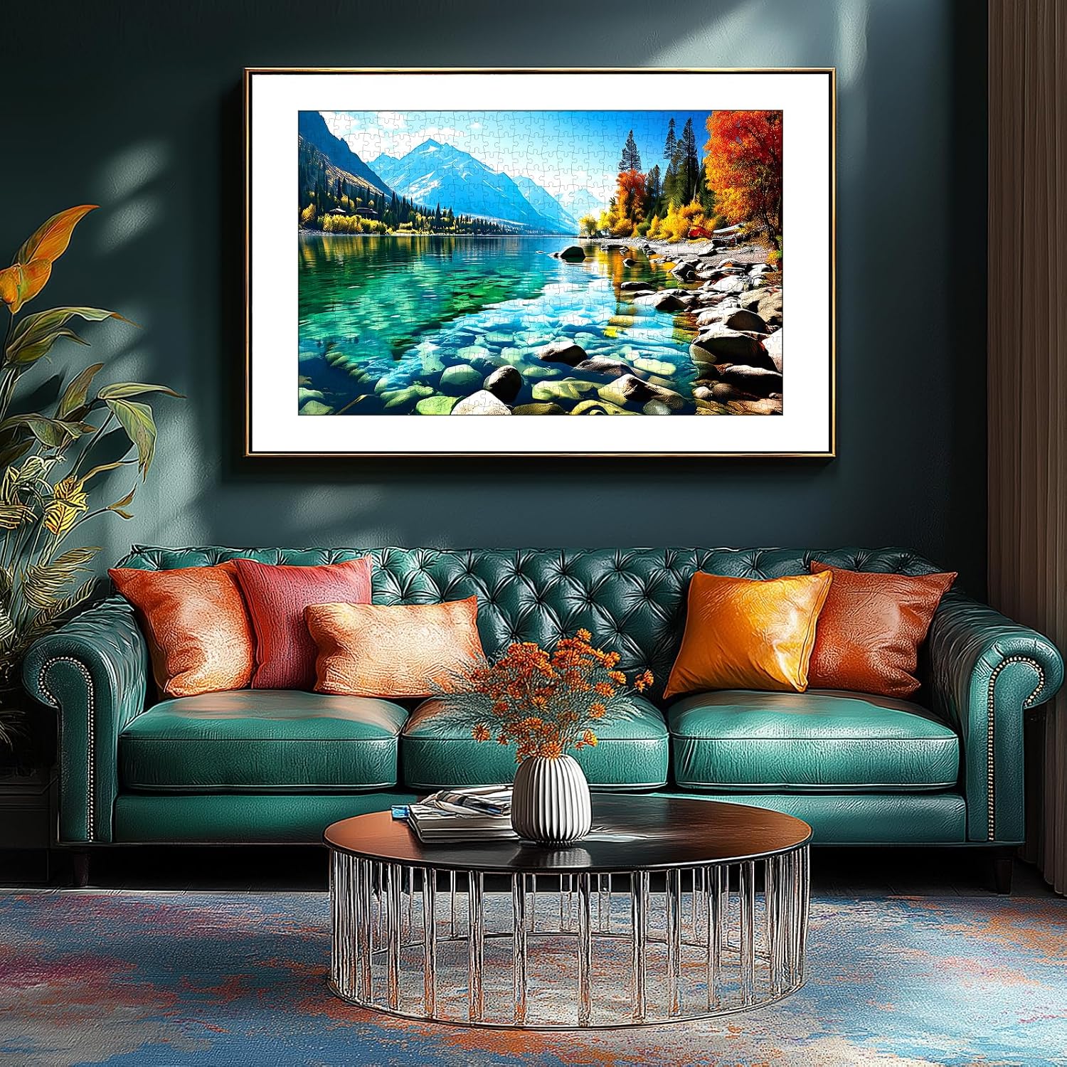 Detalle 2 de Blueforest 300-Piece Mountain Landscape Puzzle