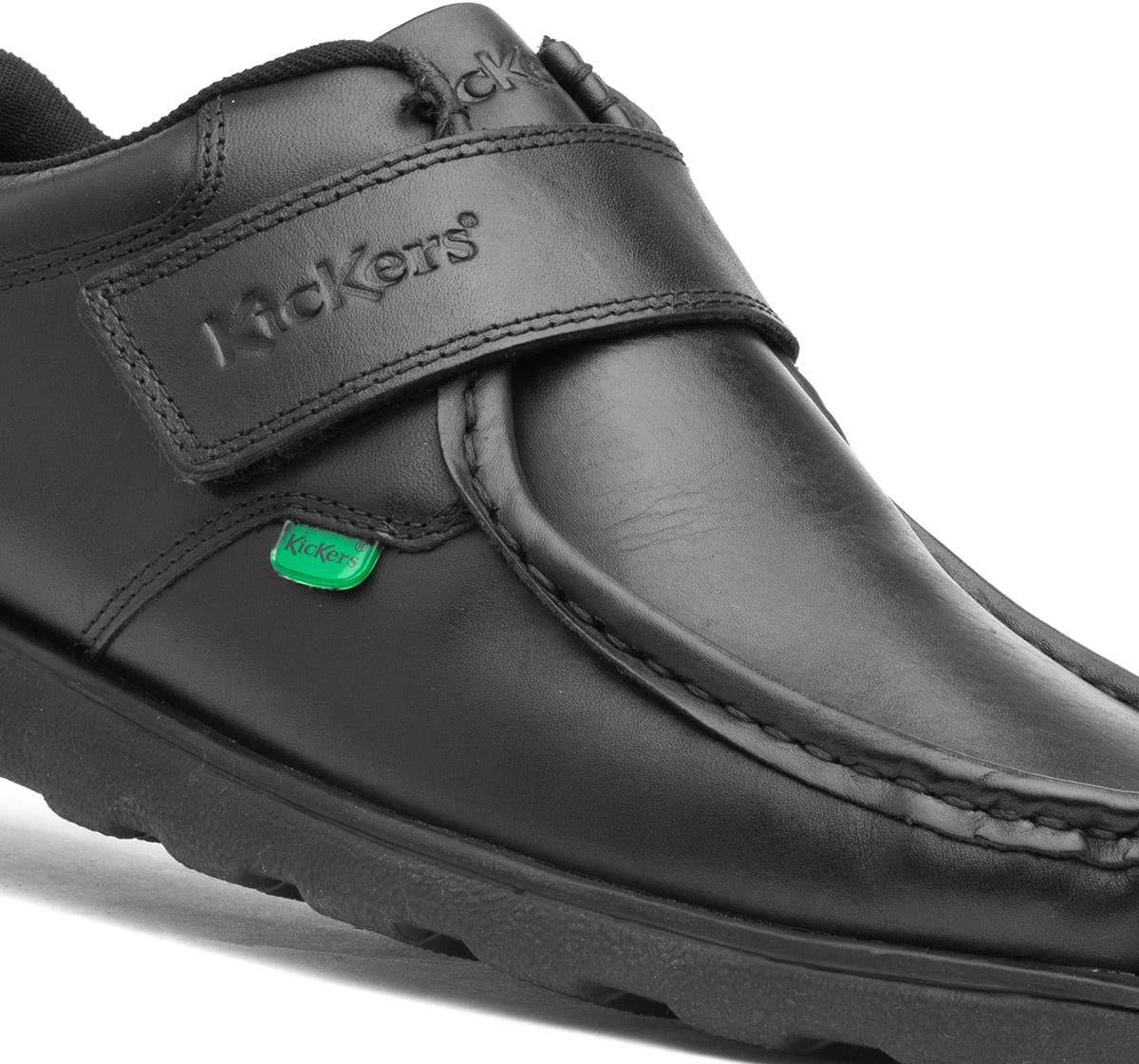 Thumbnail 5 de Kickers Fragma Single Strap Moc Toe Leather Shoes – Practical Comfort and Durability