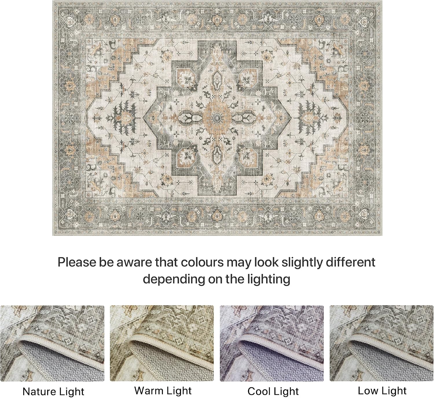 Thumbnail 5 de BEIMO tappeto salotto vintage 200x290 cm