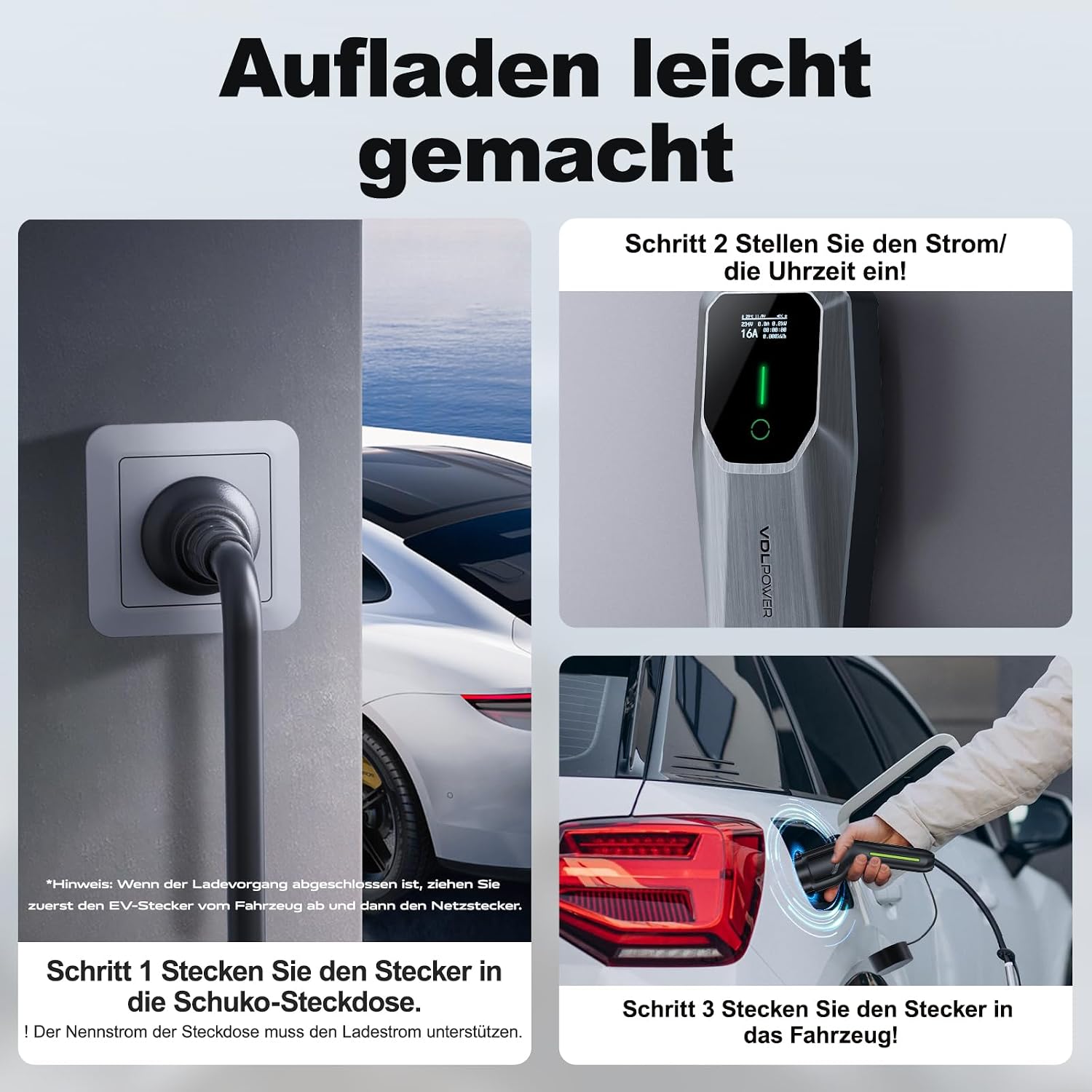 Thumbnail 5 de VDLPOWEREU Ladekabel Typ 2 3,6 kW