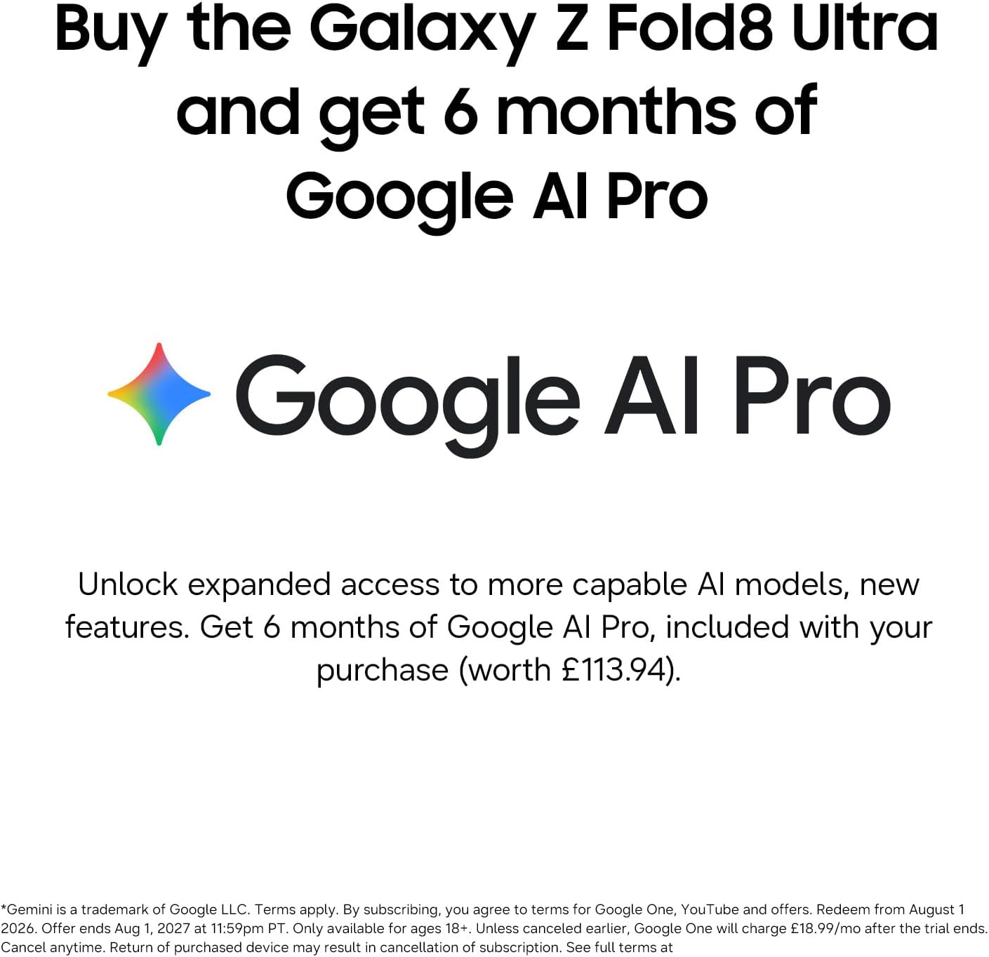 Thumbnail 1 de Samsung Galaxy Z Fold8 Ultra Smartphone, 512GB – Graphite
