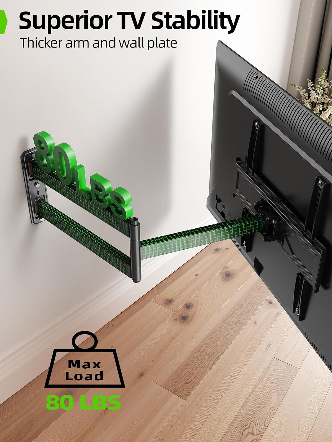 Detalle de USX MOUNT full-motion TV wall mount, XMM930