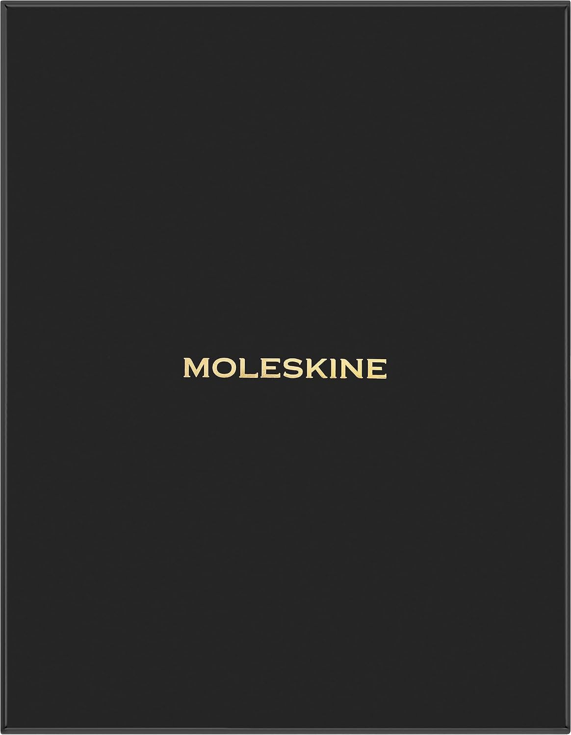 Thumbnail 1 de Moleskine Precious & Ethical Notizbuch (XL, 19×25 cm) mit Geschenkbox – grün, veganer Einband mit Python-Effekt