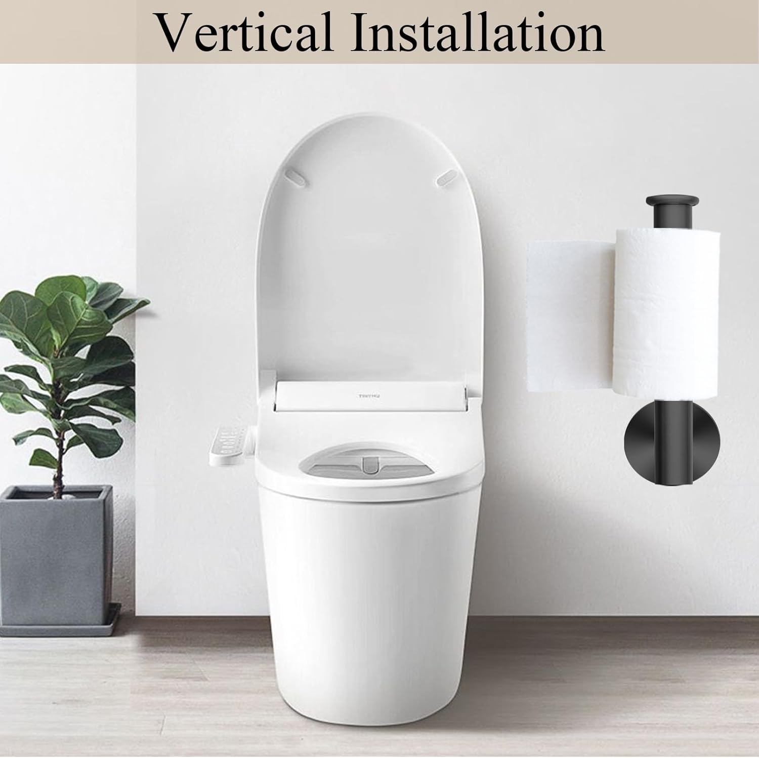 Thumbnail 1 de Toilettenpapierhalter aus Edelstahl, rostfrei – 2er Set, Wandmontage, flexibel links/rechts/vertikal