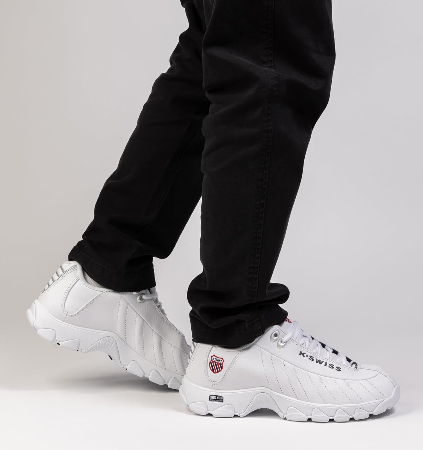 Thumbnail 1 de K-Swiss ST329 CMF wide leather walking shoes