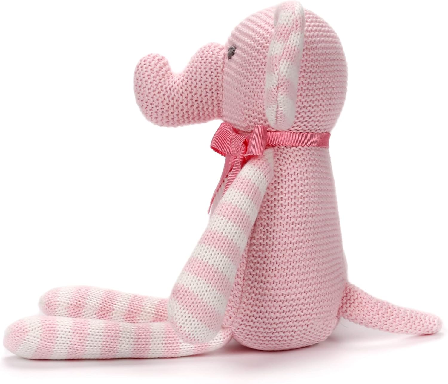 Thumbnail 2 de FLUFFYFUN 100% Organic Cotton Pink Elephant Teddy – 7.1
