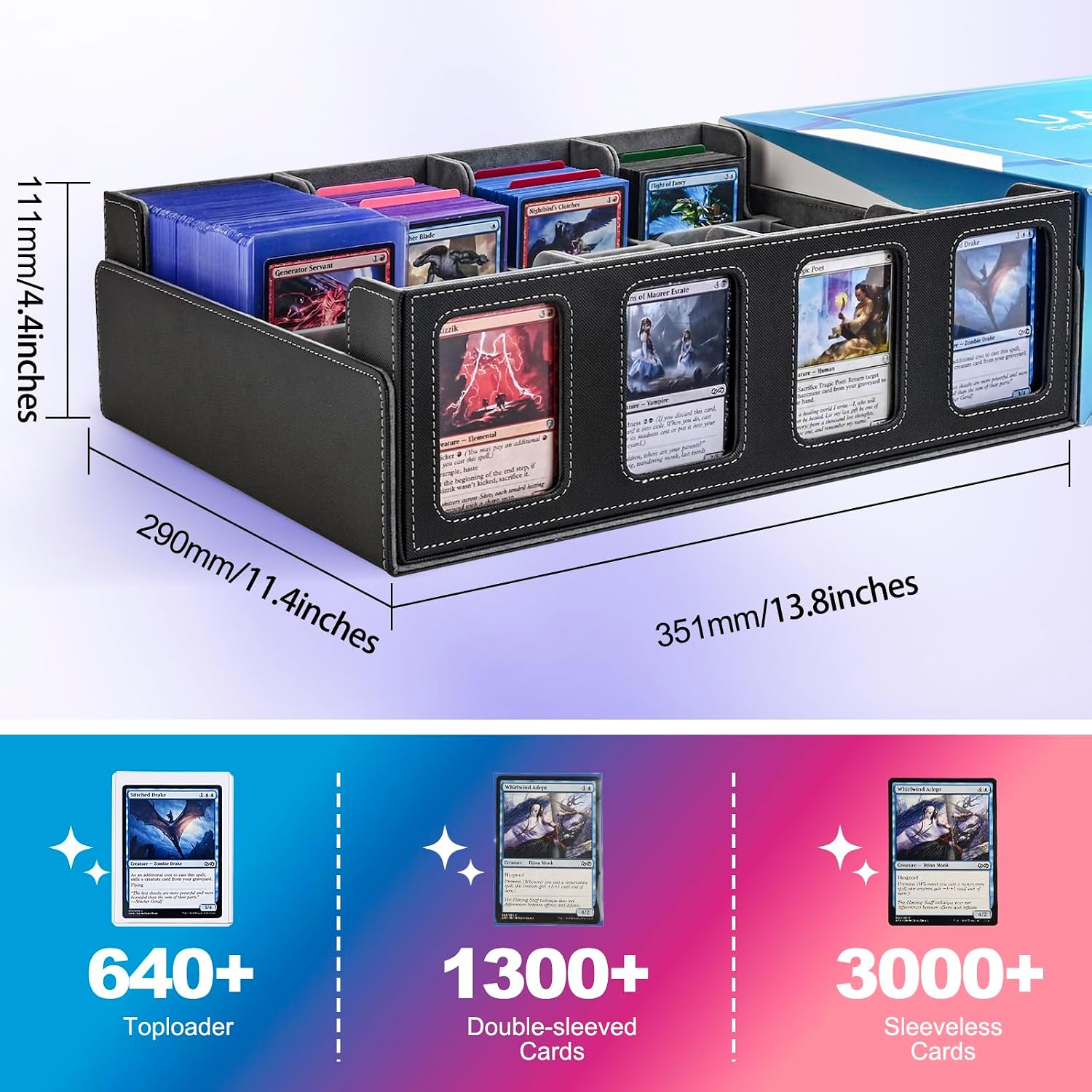 Thumbnail 3 de UAONO Trading Card Storage Box with Commander Display