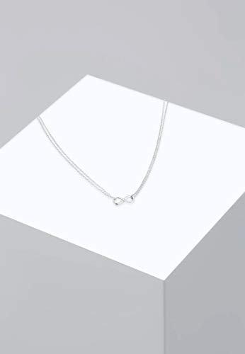 Thumbnail 6 de Elli Collier Femme Foulard L'Infini en Argent Sterling (925/1000) - Maille ras du cou ajustable