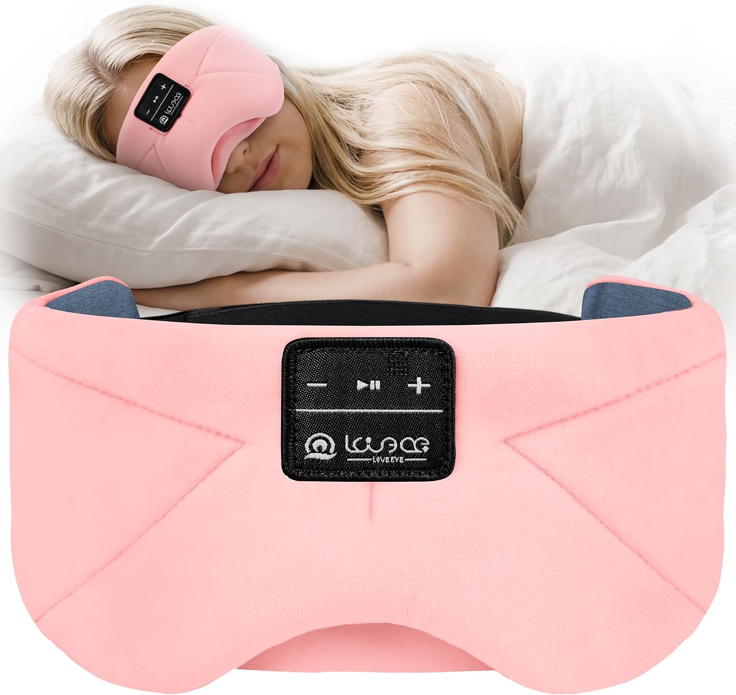 Thumbnail 6 de LOVE EYE Masque de Sommeil Bluetooth avec Écouteurs Sans Fil – Bandeau Audio 100% Occultant