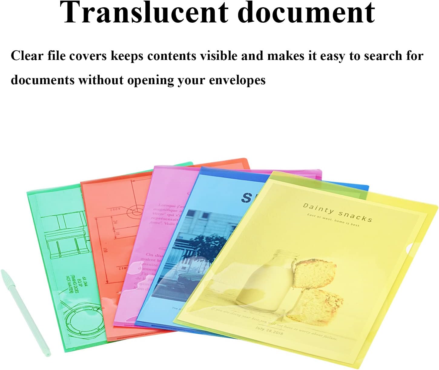 Thumbnail 2 de ZCZN Cartellina Portadocumenti 42 pezzi 📁