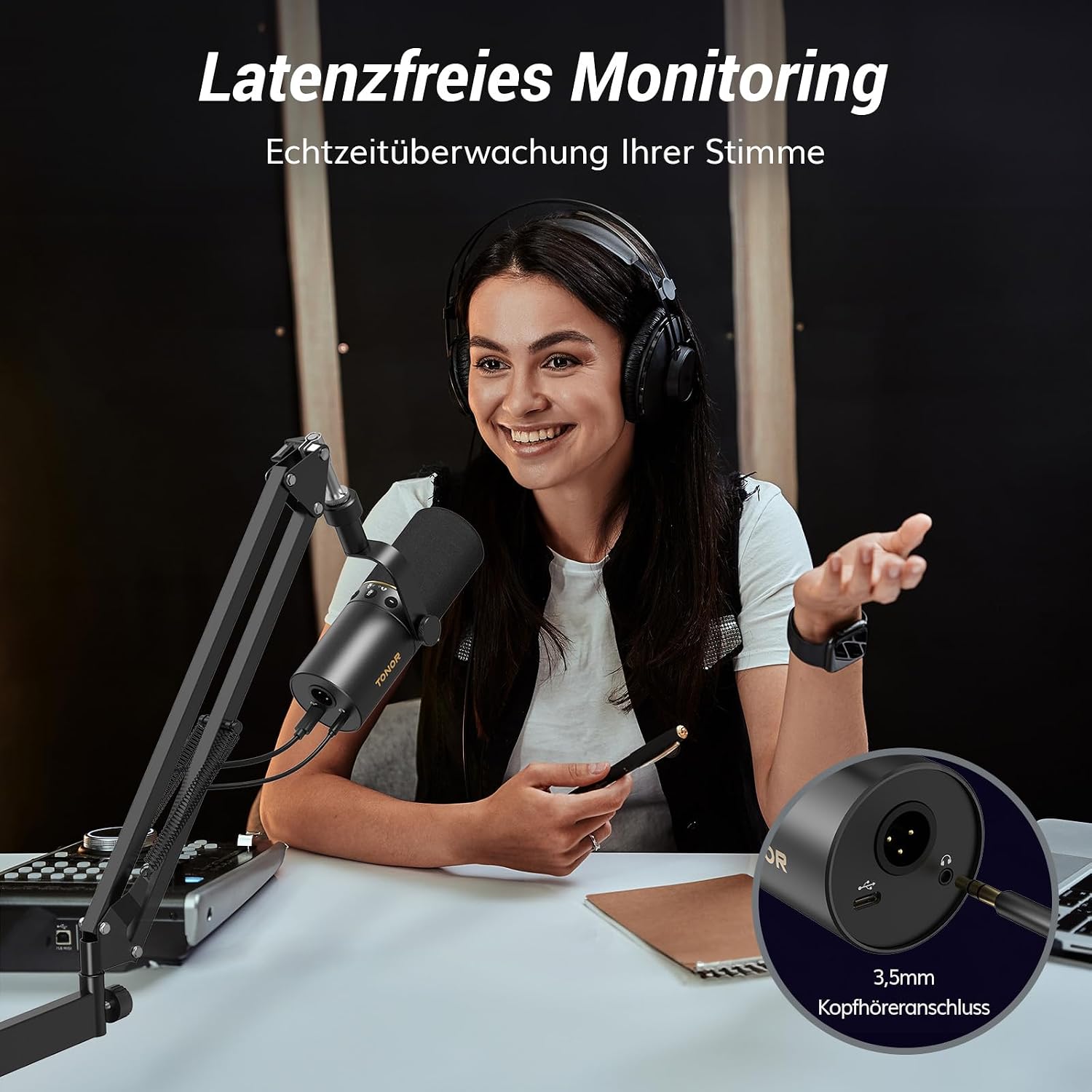 Thumbnail 5 de TONOR TD510+LP Dynamisches Mikrofon 60–17kHz 🎤