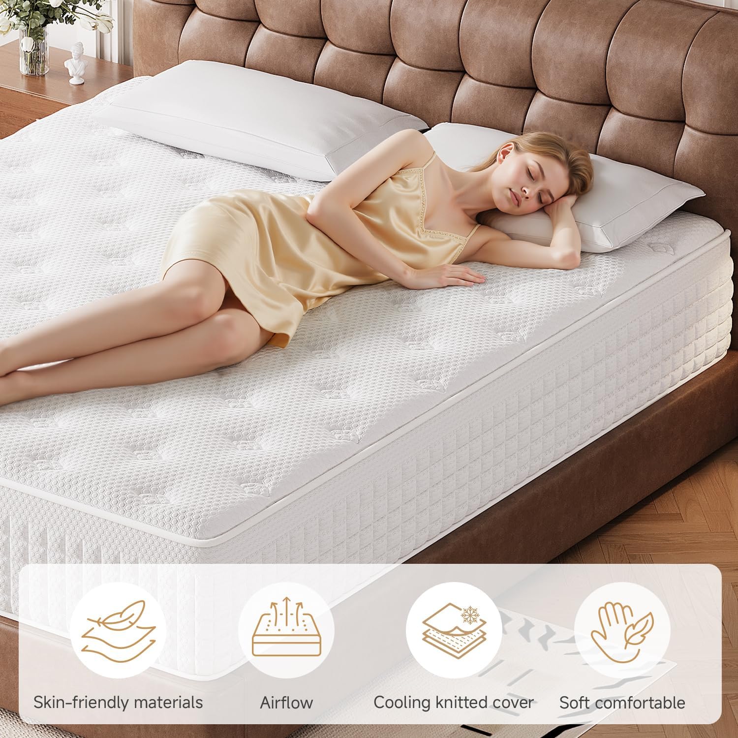 Thumbnail 1 de Hieptos 3FT orthopaedic single mattress