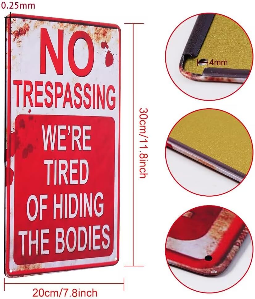 Thumbnail 1 de Halloween Metal Signs