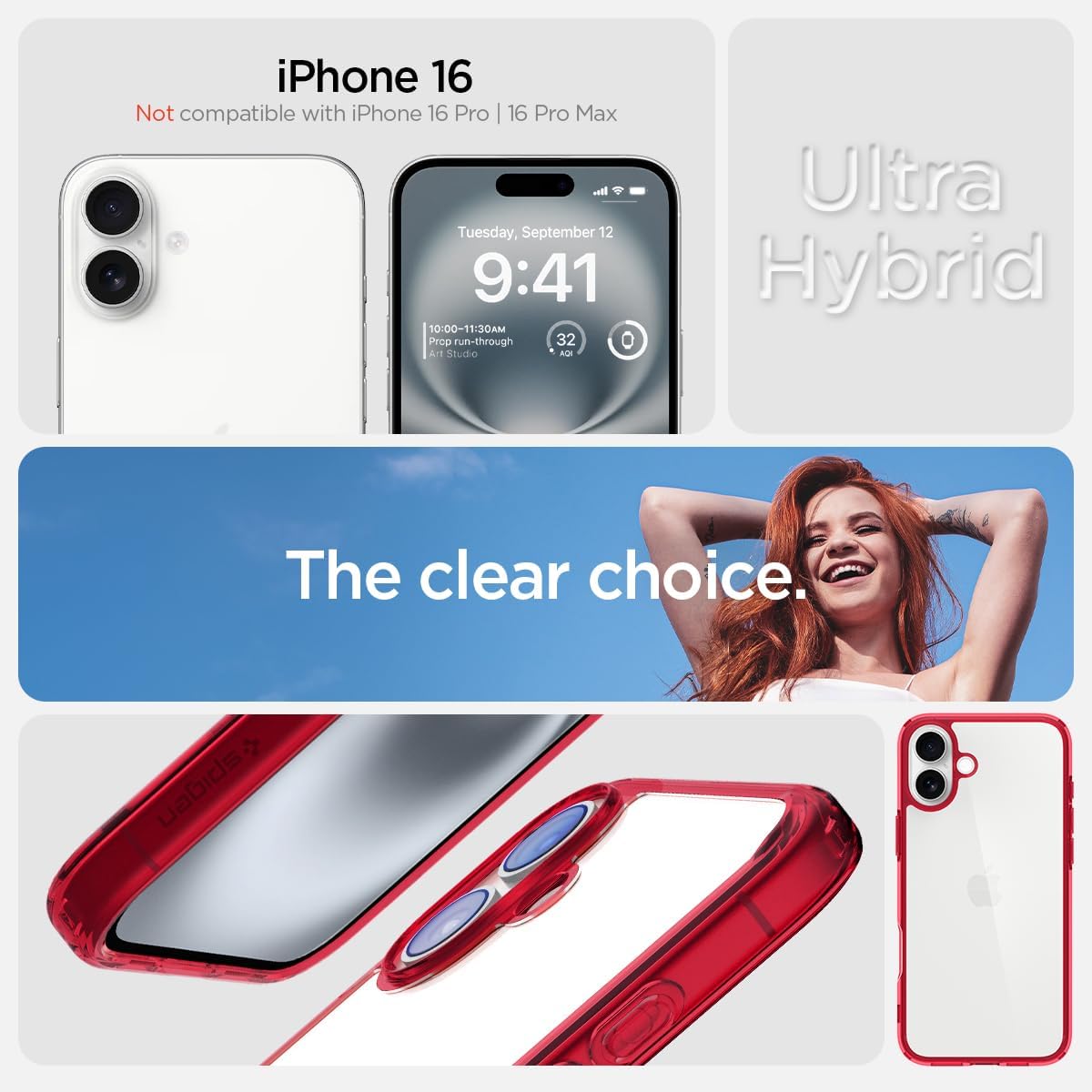 Detalle 2 de Spigen Coque iPhone 16 Ultra Hybrid 6,1 pouces
